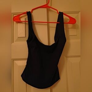 Garage Black Backless Crop Top